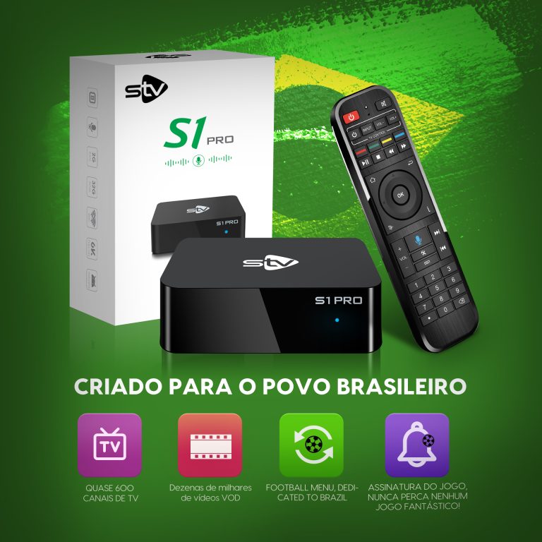TV Box com jogos