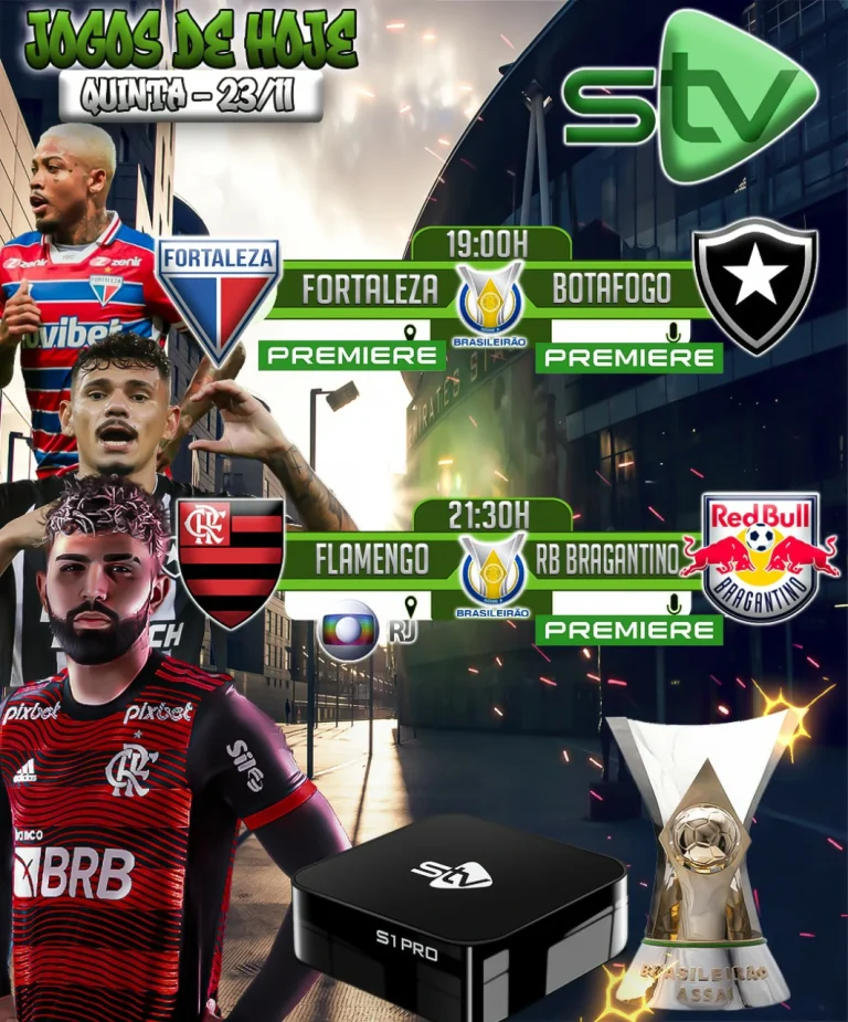 Fortaleza vs. Botafogo e Flamengo vs. RB Bragantino