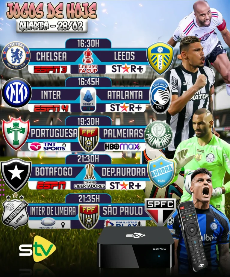 Principais Jogos de Futebol em 28 de Fevereiro de 2024