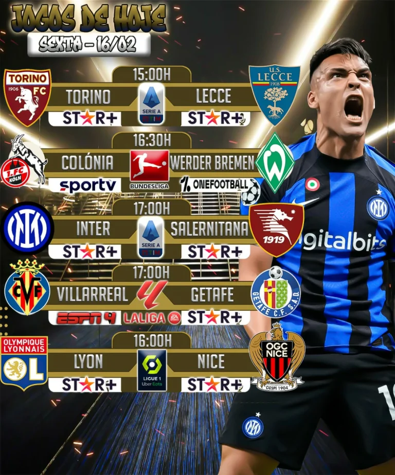 Destaques dos Jogos de Futebol em 16 de Fevereiro de 2024